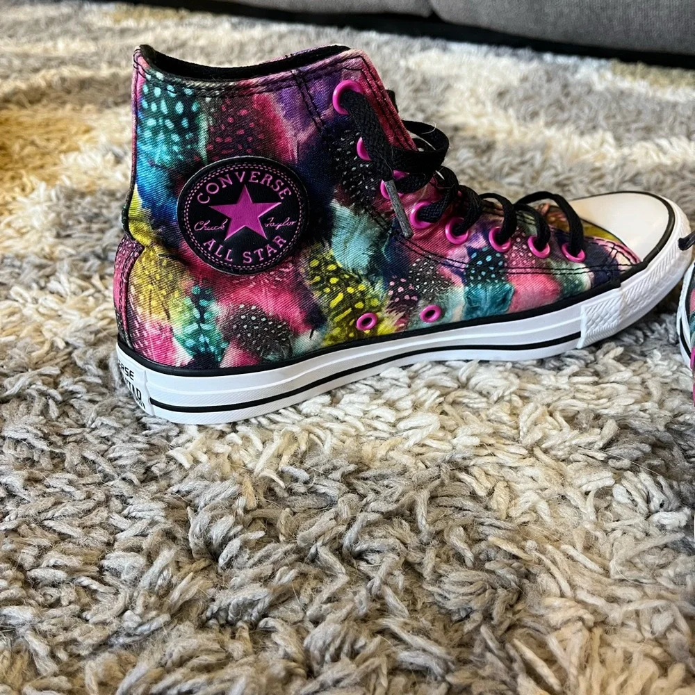 Converse Multicolor High-Top Women's Sneakers - Picture 4 of 6